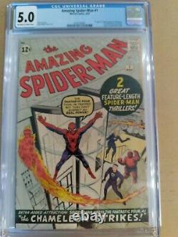 Amazing spiderman 1 1963 cgc