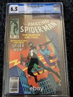 Amazing spiderman 252 cgc 6.5 1st Appearance Of The Black Costume? NEWSSTAND