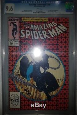Amazing spiderman 300 cgc 9.6 + venom suit lot five books in total