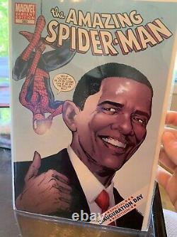Barack Obama AMAZING SPIDER-MAN # 583 CGC 9.8 INAUGURATION 1st Print Comic 2009