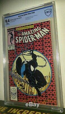 CBCS 9.4 Amazing Spider-Man #300 Like CGC. 1st Appearance of Venom. White Pages