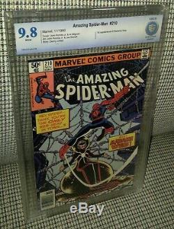 CBCS 9.8 Amazing Spiderman 210 White Pages 1st App Madame Web Like CGC