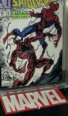 CBCS 9.8 ss Mark Bagley Amazing Spiderman #361. 1st full App of Carnage Like CGC