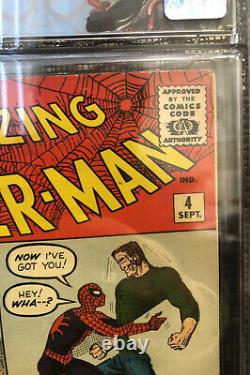 CGC 6.5 Amazing Spider-Man #4 Marvel Comics 1963 1st Appearance of Sandman