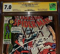 CGC 7.0 Amazing Spiderman 101 signed John Romita Roy Thomas 1st App Morbius