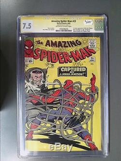 CGC 7.5 Signature Series Amazing Spider-Man #25 Autographed by Stan Lee