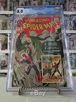 CGC 8.0 Amazing Spider-Man #2 1st Appearance Vulture Michalke Collection