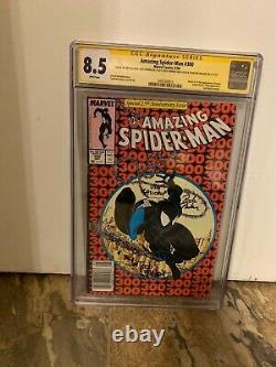 CGC 8.5 Amazing Spider-Man #300 4x SIGNED! WHITE PAGES
