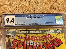 CGC 9.4 Amazing Spiderman 129 Marvel 1st Punisher 1974 Hot Book