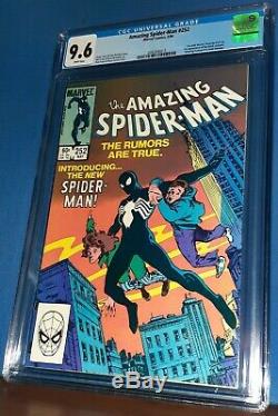 CGC 9.6 Amazing Spider-Man # 252 First Appearance of Black Costume. White Pages