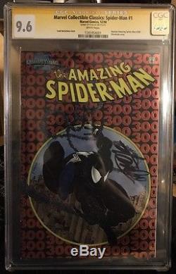 CGC 9.6 NM+ Amazing Spider-man 300 Chromium Variant Signed By Stan Lee