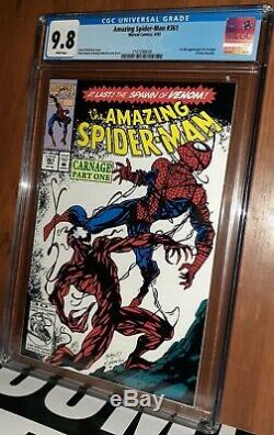 CGC 9.8 Amazing Spider-Man # 361 First 1st Appearance of Carnage Venom 2 Movie