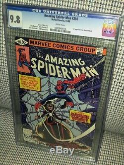CGC 9.8 Amazing Spiderman 210. White Pages. 1st Appearance of Madame Web. Movie