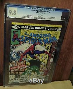CGC 9.8 Amazing Spiderman # 212 White Pages 1st Hydro-Man Appear. New Movie spec