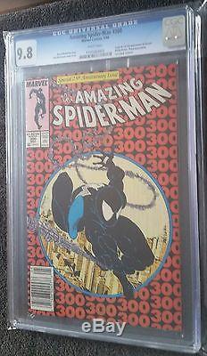 Cgc 9.8 White Pages Amazing Spider-man # 300 Newsstand Upc 1st Venom Super Rare