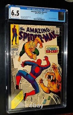 CGC AMAZING SPIDER-MAN #57 1968 Marvel Comics CGC 6.5 Fine+