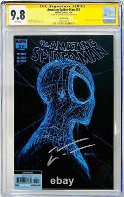 CGC Signature Series Graded 9.8 Marvel Amazing Spiderman 55 Andrew Garfield Blue