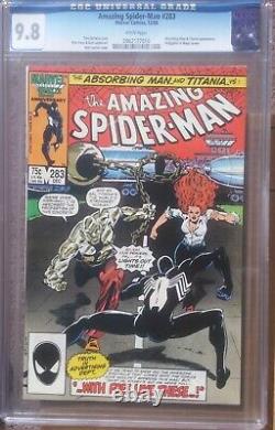 Cgc 9.8 Amazing Spider-Man #283 Absorbing Man & Titania