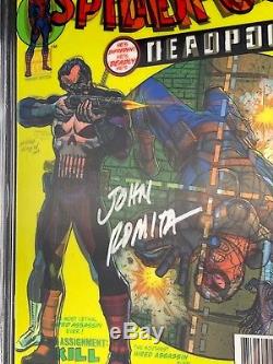 DEADPOOL 287 CGC 9.8 SS John Romita signed lenticular Amazing Spider-Man 129