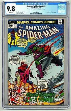 DSG206. Amazing Spider-Man #122 CGC 9.8 Marvel (1973) Green Goblin Death, Signed