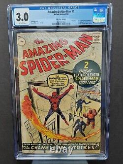 Eebc23118a#amazing Spiderman #1 Cgc 3.0, 1963 Comics