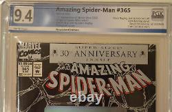 LOT of TWO (2) AMAZING SPIDER-MAN (1992) #365 PGX 9.6 9.4 NM+ Like CGC NEWSSTAND