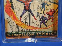 MARVEL AMAZING SPIDER-MAN #1 CGC 0.5 1ST APPEARANCE OF CHAMELEON OWithW 1963.5