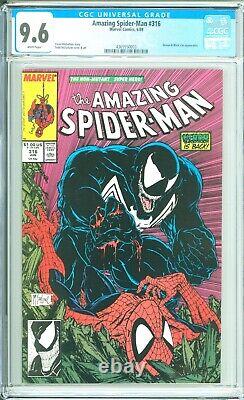 Marvel- Amazing Spider-Man #316 (1989) CGC 9.6 1st Venom Cvr. Todd McFarlane