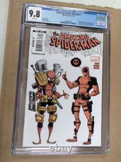 Marvel Amazing Spider-man #611 Cgc 9.8 Wh Pgs 1/10 Deadpool And Others Appear