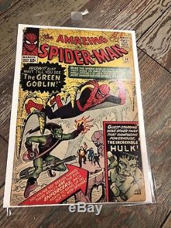 Marvel Amazing Spiderman 14 First Appearance Green Goblin Cgc It Lower Grade