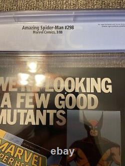 Marvel Amazing Spiderman #298 1st Todd McFarlane Spider-Man Newsstand CGC 8.5