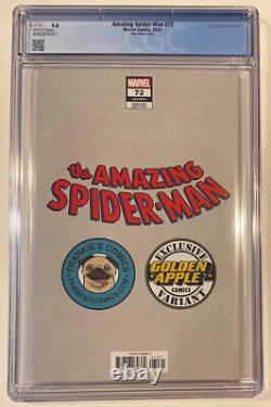 Marvel Amazing Spiderman #72 Kael Ngu NBA Cover CGC Graded 9.8