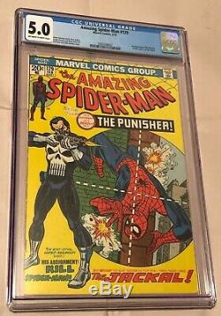 Marvel Comics 1974 Amazing Spider-Man #129 CGC 5.0 1st Punisher Appearance