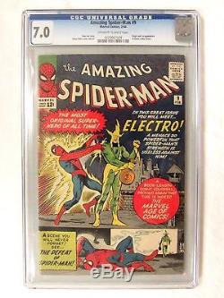 Marvel Comics Amazing Spider-Man #9 (1964) Key 1st App. Electro CGC 7.0 BP623