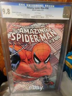 Marvel Graded Cgc 9.8 Amazing Spider-man#700 Quesada Variant Cover New New