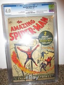 Marvel The Amazing Spiderman #1 CGC 4.0 UNRESTORED THE Silver Age Key to Have