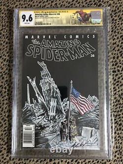 SS CGC 9.6 Amazing Spider-Man #36 Newsstand Variant UPC 9/11 SKETCH