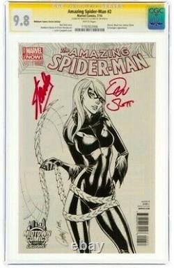 STAN LEE Signed 2014 Amazing SPIDER-MAN #2 SS Marvel Comics CGC 9.8 NM/MT