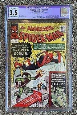 Silver Age Comic Lot Amazing Spider-Man #14 1st Goblin H@T KEY CGC 3.5 CBCS PGX
