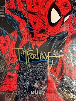 Spider-Man #1 Silver Edition Marvel Comics 1990 Signed By Todd Mcfarlane CGC 9.8