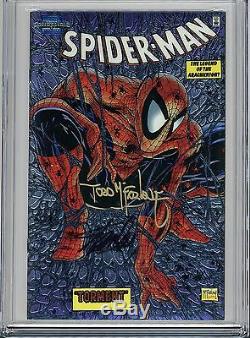 Spider-Man 1990 1 CGC 9.8 SS Chromium Amazing Stan Lee Todd McFarlane Venom 300