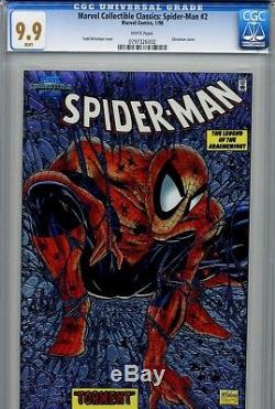 Spider-Man 1990 1 CGC 9.9 Chromium Amazing Stan Lee Todd McFarlane Venom 300