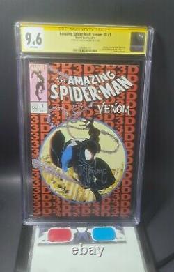 Spider-Man Amazing Venom 3D CGC SS 9.6 ASM #300 Reprint Mcfarlane Glasses Disney