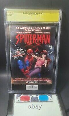 Spider-Man Amazing Venom 3D CGC SS 9.6 ASM #300 Reprint Mcfarlane Glasses Disney