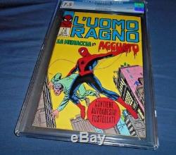 Spider-Man L'Uomo Ragno 18 CGC 7.5 Amazing Fantasy 15 Italian ed. 1970 RARE