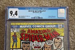 The Amazing Spider-man #121 1973 Cgc Nm 9.4 White Pages Death Of Gwen Stacy