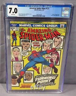 THE AMAZING SPIDER-MAN #121 (Death of Gwen Stacy) CGC 7.0 Marvel Comics 1973
