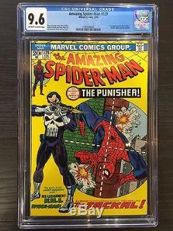 The Amazing Spider-man #129 Cgc 9.6 Nm! The First Appearance Of The Punisher