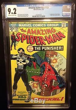 THE AMAZING SPIDER-MAN # 129, cgc 9.2 1st Punisher. Daredevil, Lee, Romita