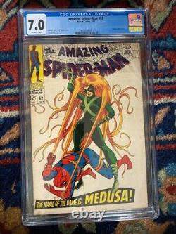 THE AMAZING SPIDER-MAN #62 CGC 7.0. Featuring Medusa
